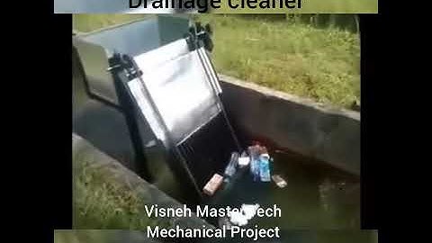 DRAINAGE CLEANER MECHANICAL ENGINEERING PROJECT