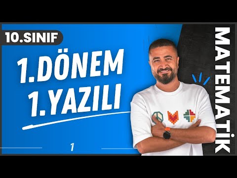 10.SINIF 1.DÖNEM 1.YAZILI SORULARI | SENARYO 1 | 10.SINIF MATEMATİK | Rehber Matematik