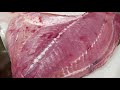 Japanese Street Food - GIANT OPAH SUNFISH Okinawa Japan