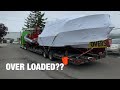 Freightliner Glider Hauling OVERWEIGHT and OVERWIDTH! 100,000 LBS