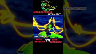 RAYQUAZA VS CHARIZARD|| ASH RAYQUAZA SKULL EDIT|| #POKEMON #SHORTS #rayquaza #pokemon #shorts