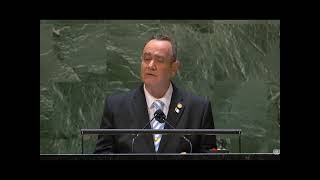 Guatemalan President Addresses Territorial Dispute at 76th UNGA