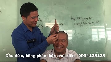 3 ngày tự chữa hết rụng tóc, hói trán - dụng cụ chính hãng 0934128128