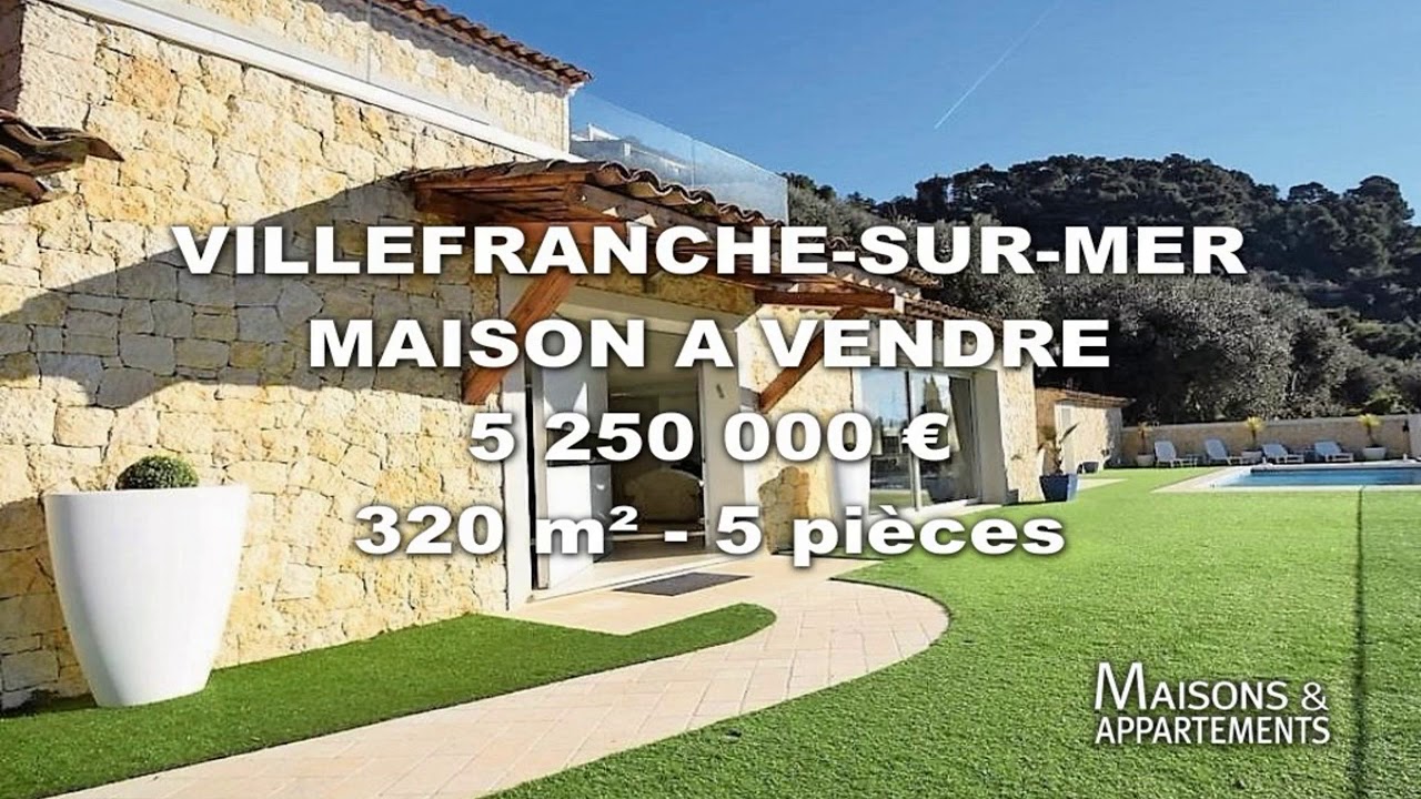 VILLEFRANCHE-SUR-MER - MAISON A VENDRE - 5 250 000 € - 320 m² - 5 pièces video phone beyonce mp3