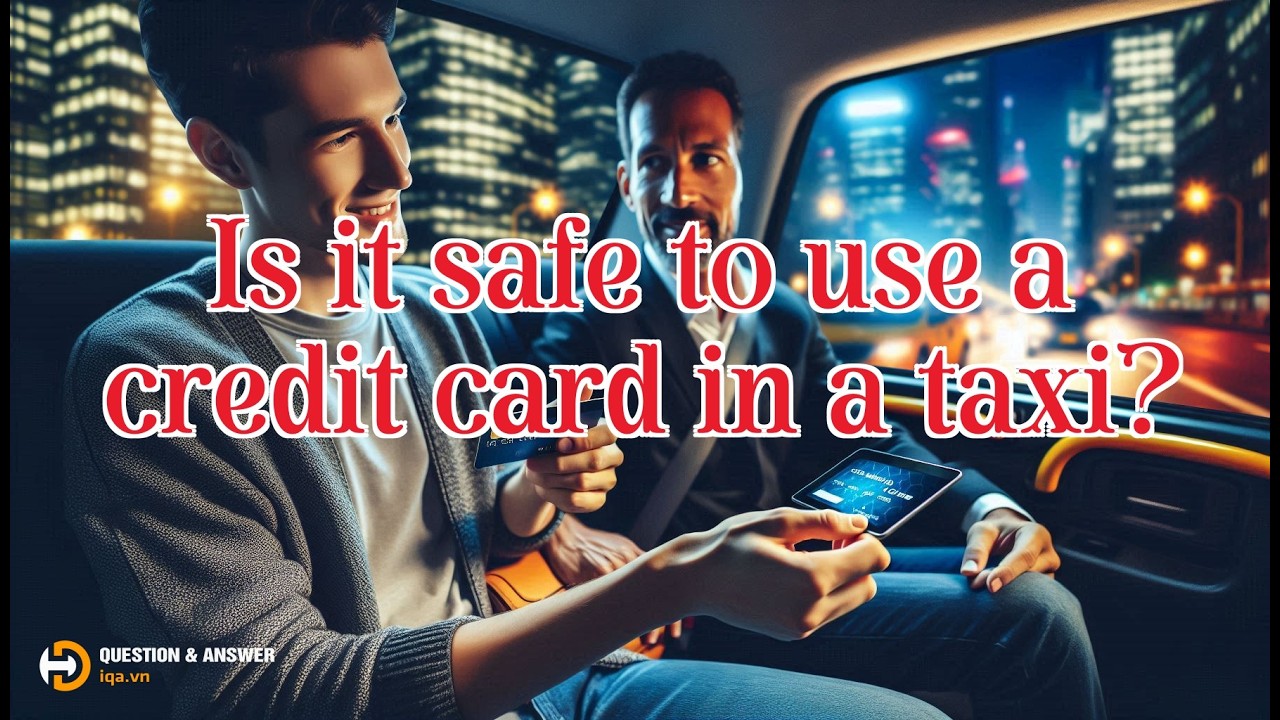 Is it safe to use a credit card in a taxi? #Creditcards