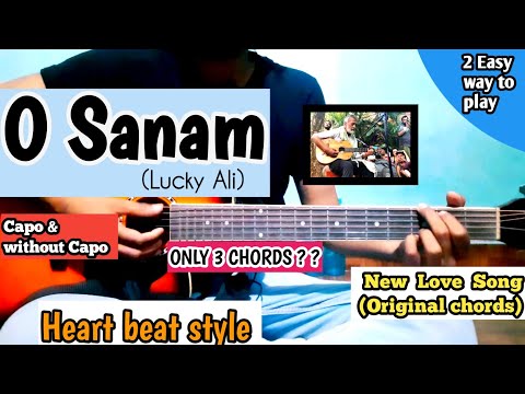 O Sanam – Lucky Ali | Guitar Lesson | Acoustic Guitar Tutorial | Easy Song Chords For Beginners