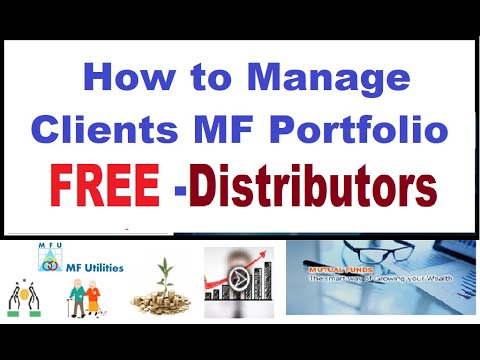 How to get clients Mutual Funds details ? | MF distributors | How to manage clients MF Portfolio