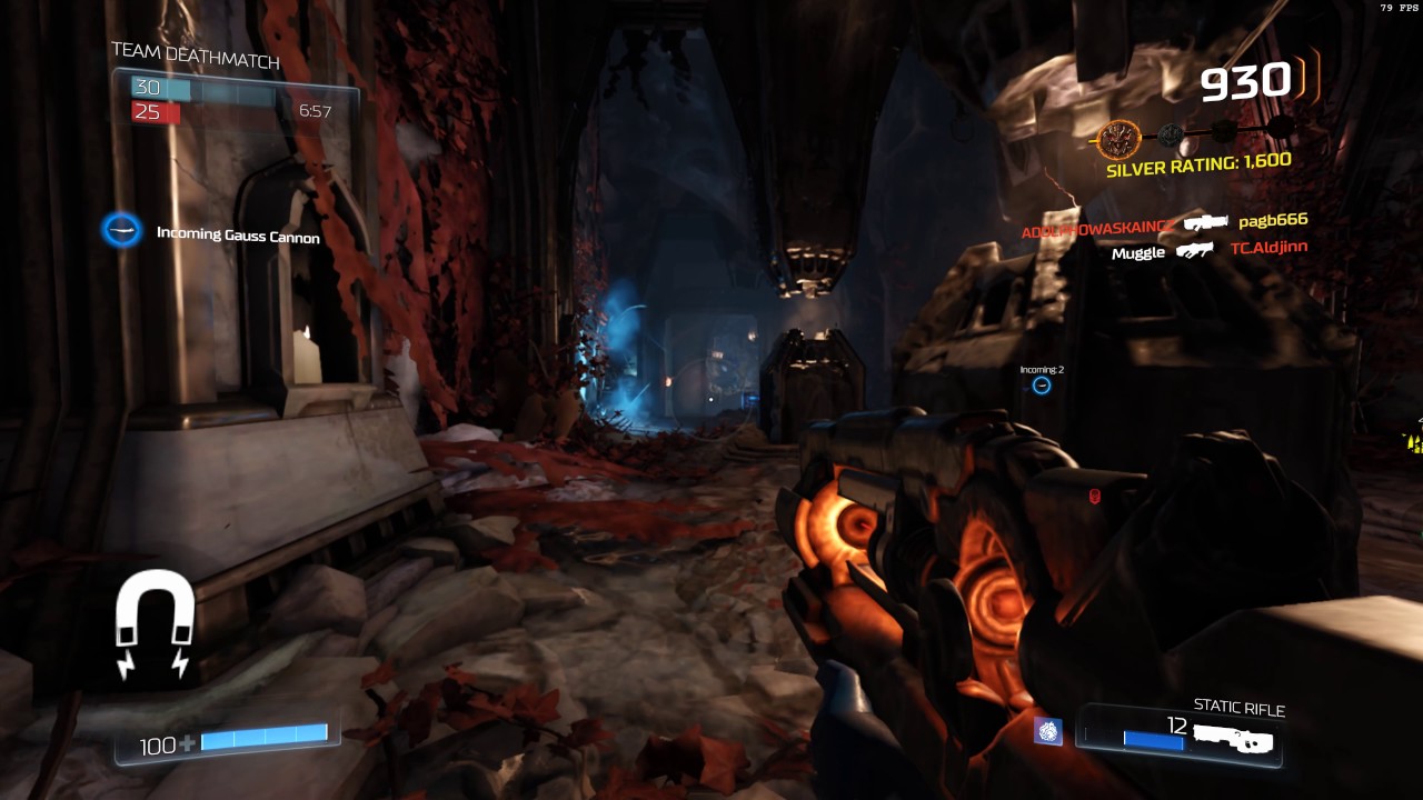 gaming logo DOOM Multiplayer - Team Deathmatch at Argent Breach - Uncommented 1080p