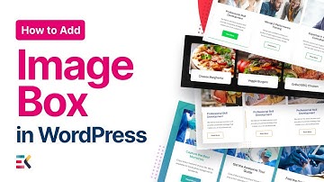 How to Add Image Box in WordPress using ElementsKit || WordPress Image Box Tutorial