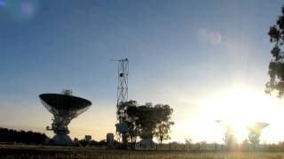 Australia Telescope (ATCA) dawn to dusk