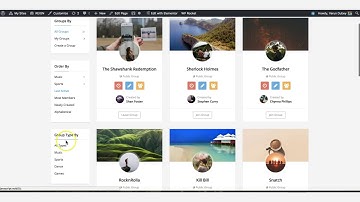 Multiple BuddyPress Group Directory Layout : Reign Theme