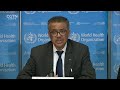 WHO: countries need to take comprehensive measures