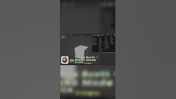 rock with abstract texture and bizarre particles [blender tutorial] shorts