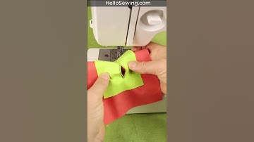 Sewing tip 27 - BOUND BUTTONHOLE #sewing #sewinghacks #sewingtips #costura #shorts