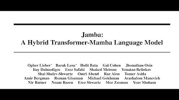 [QA] Jamba: A Hybrid Transformer-Mamba Language Model