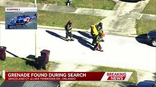 Grenade found during search in Orlando