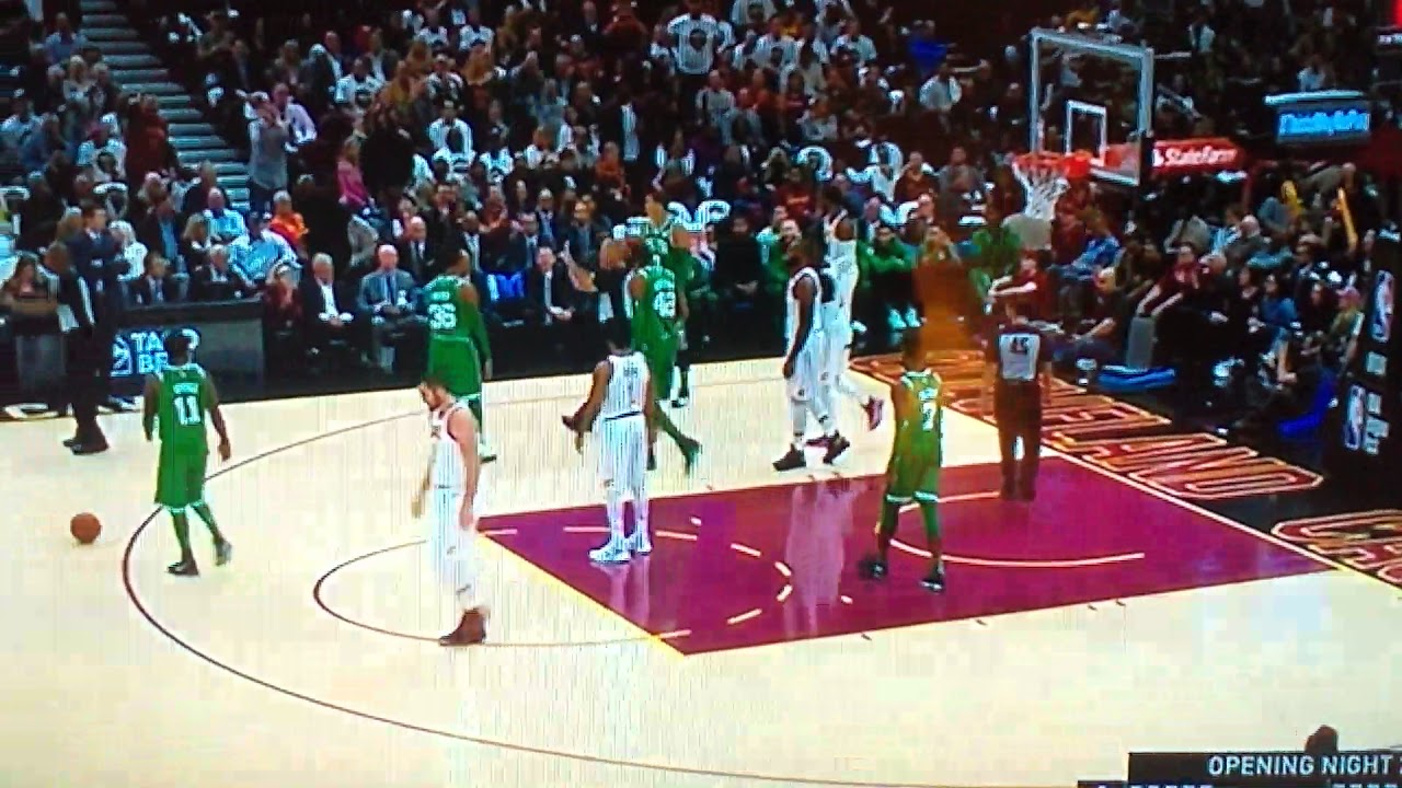 Watch: JR Smith Shoves Al Horford in Celtics-Cavaliers Game 2