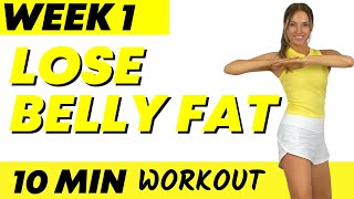 Lose Belly Fat Workout - 10 Minute Workout  | 10 Exercises to Lose Belly Fat | Do this for 7 Days screenshot 5