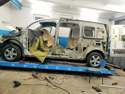 Renault Kangoo 2 . Удаление лишнего и добыча нужного.