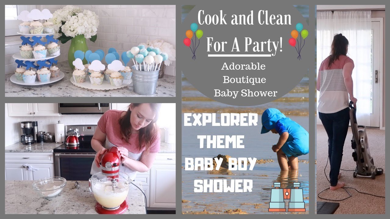 Cook And Clean With Me Cleaning For A Baby Shower Making Vanilla