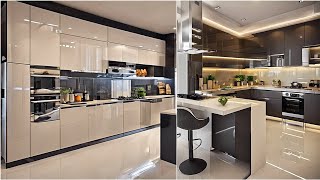 100 Exclusive Modular Kitchen Designs 2024 Modern Kitchen Cabinet Colors| Home Interior Design Ideas