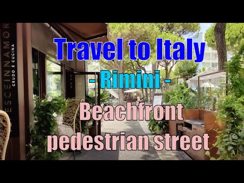 Video: Besoek die Italiaanse strandoord Rimini