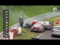 BIG CRASH BMW M4 GT4 &amp; PORSCHE CAYMAN GT4 | ADAC 24H RAVENOL NÜRBURGRING 2024 #24hNBR