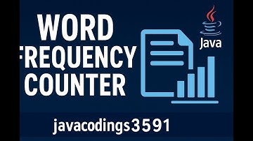 Word Frequency Counter in Java | Count Words in a String (Beginner Java Project)