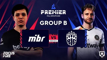 MIBR vs BIG Clan | BLAST Premier Fall Groups | Group B Upper Bracket Finals [FIL]