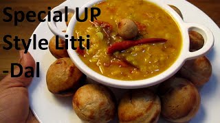 UP स्टाईल लिट्टी दाल / Special Litti Dal / Litti dal recipe by sweet and spicy kitchen.....