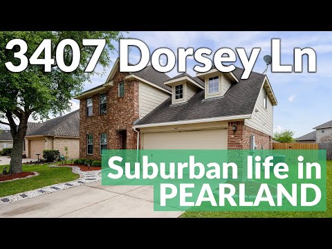 3407 Dorsey Ln, Pearland, TX home video tour