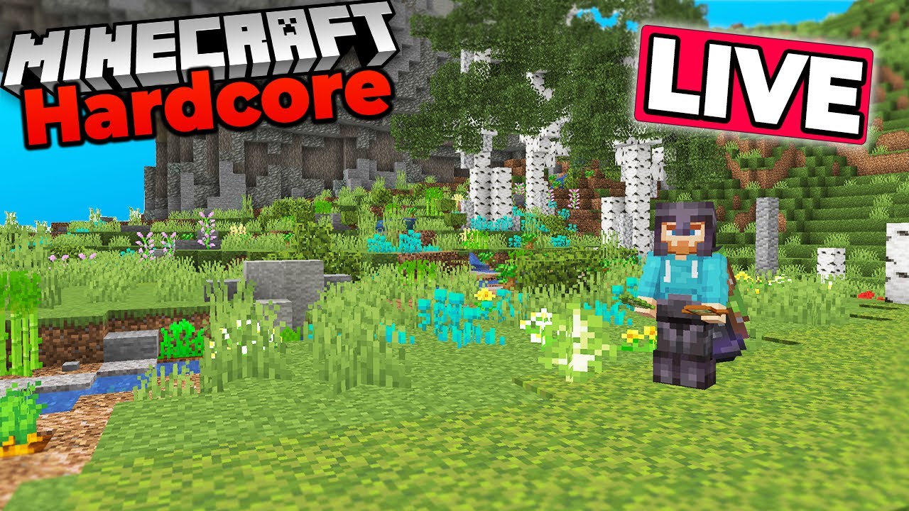 BUILDING a Custom Biome in HARDCORE Minecraft 1.19 Survival Let's Play (#4)