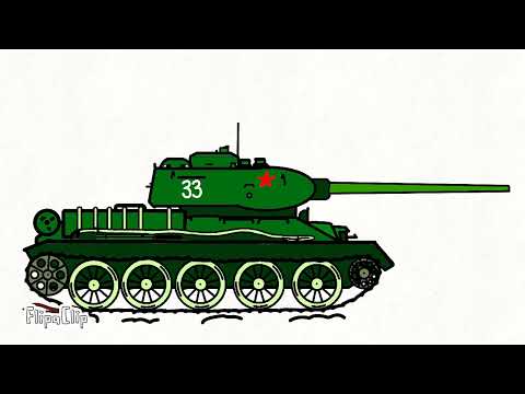 T-34 tank test | Olcsi's Tube #animation
