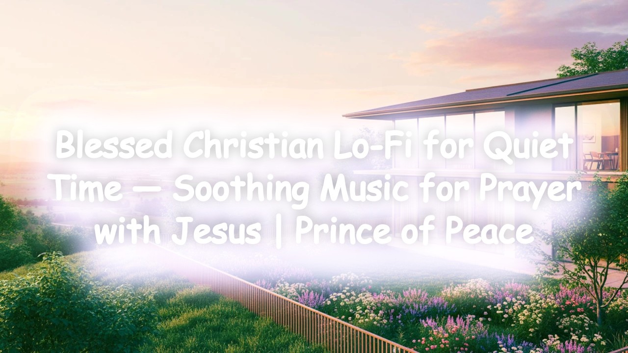 Peaceful Christian Lo Fi Tracks — Christian Lo-Fi for being at Peace (About 4 hours)