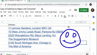 How to Automatically Link Addresses from Google Sheets to Maps Part 2: Using a Script