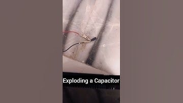 Capacitor (Reverse Polarity Explosion)