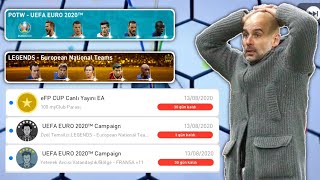 EURO 2020 POTW ve EFSANE TOP AÇILIMI | KAMPANYA KATILIMLARI BİTTİ - eFootball PES 2020 MOBİLE