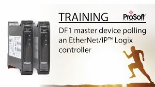 Set Up: DF1 master device polling an EtherNet/IP™ Logix controller