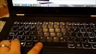 Daddy råolie tør How to turn on backlight keyboard on Lenovo Laptop - YouTube