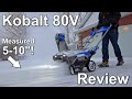 Kobalt 80V 22&quot; Snowblower Review | Worth the Money?!