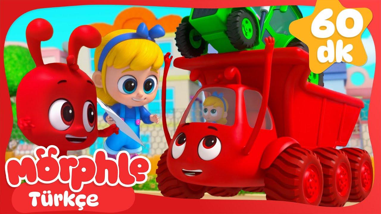 Büyük Kırmızı Kamyonum 🚚 | MORPHLE | Çocuk Çizgi Filmleri | Moonbug Kids Türkçe