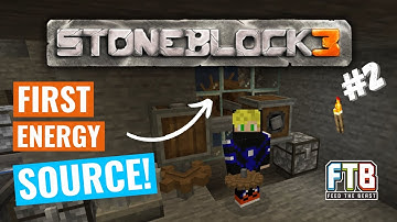 Complete BEGINNER in CREATE mod - STONEBLOCK 3 - #2