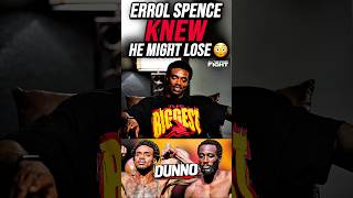 Errol Spence Had a BAD Feeling Before Crawford Fight 😳🥊
