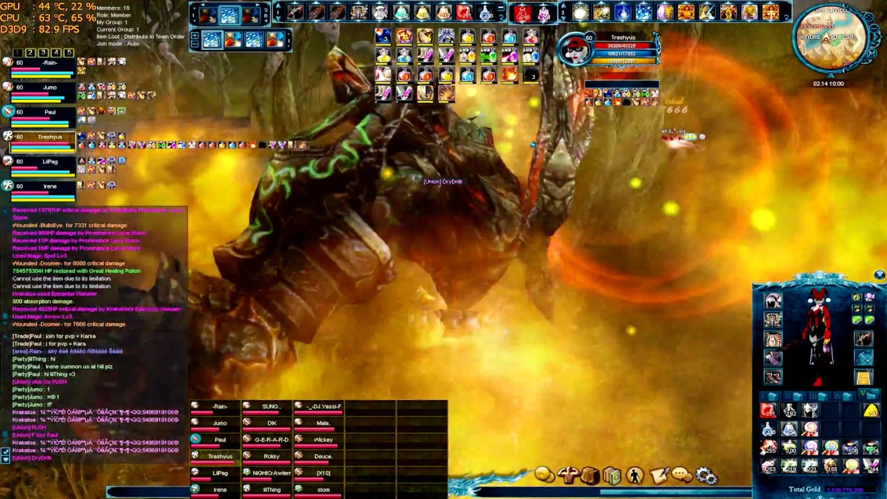 Shaiya Exile - Krakatoa jungle borc pvp 2018