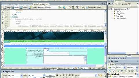 CURSO DREAMWEAVER AVANZADO CON PHP & MYSQL - VIDEO 11