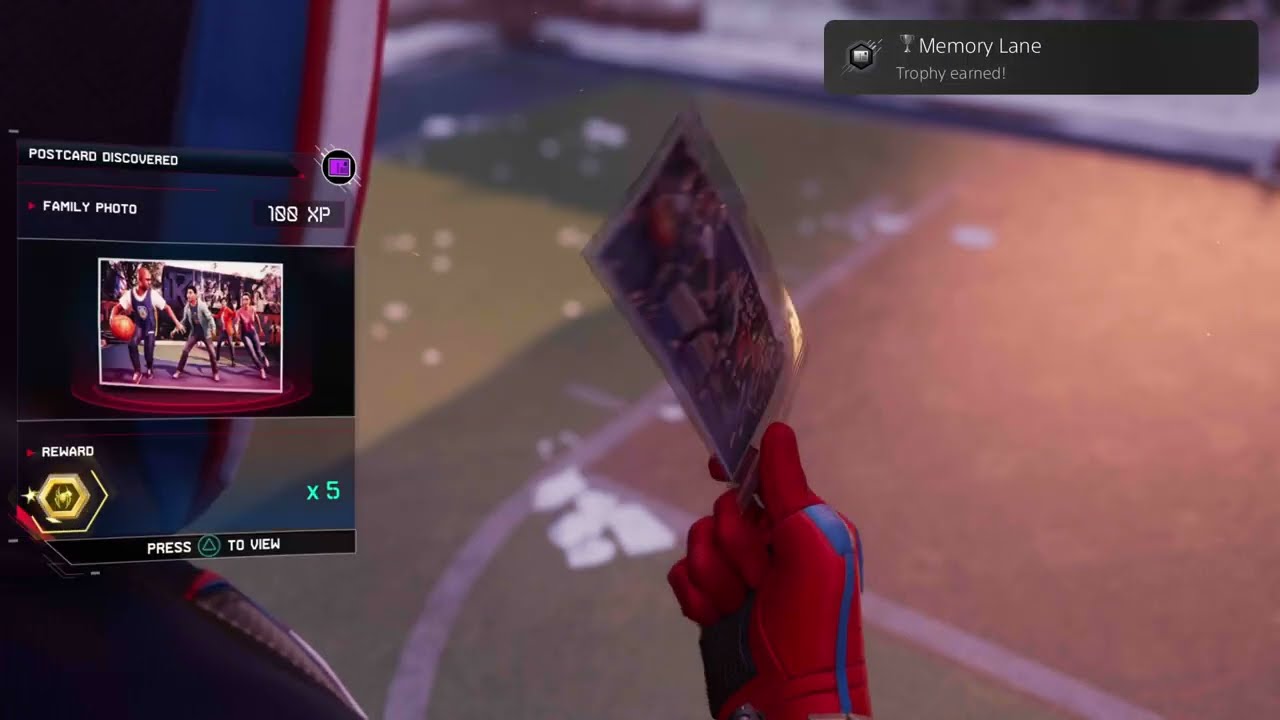 Marvel's Spider-Man: Miles Morales Memory Lane Trophy