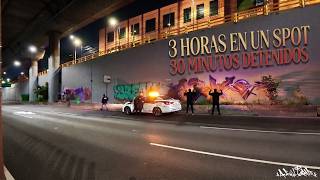 3 horas haciendo  Graffiti lLEGAL ! Sale mal 🙁👮🏽‍♀️