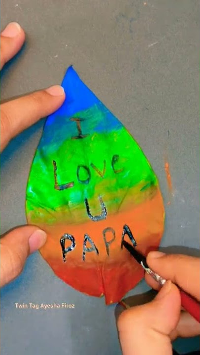 Fathers day painting 🖌️🎨😇 #shorts #art