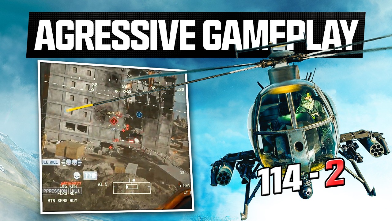 INSANE 114 Kill Game on Mirak Valley! Littlebird Gameplay | Battlefield 6