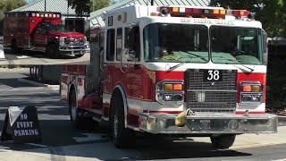San Ramon Valley Fire Protection Dist. Engine 38 Reserve New Paramedic 38 Responding